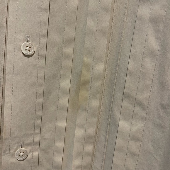 Theory Mens tuxedo shirt. Size large. - Picture 2 of 4